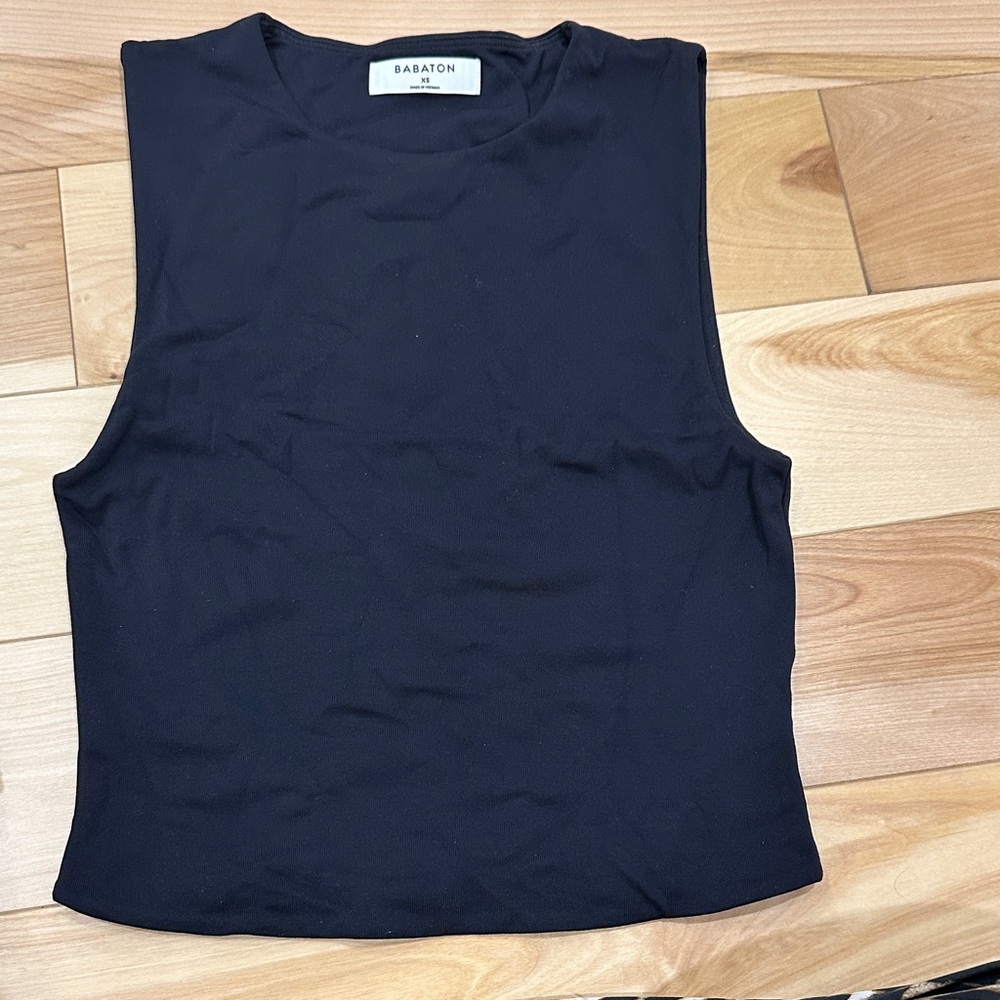 Babaton Midnight Black Muscle Tee